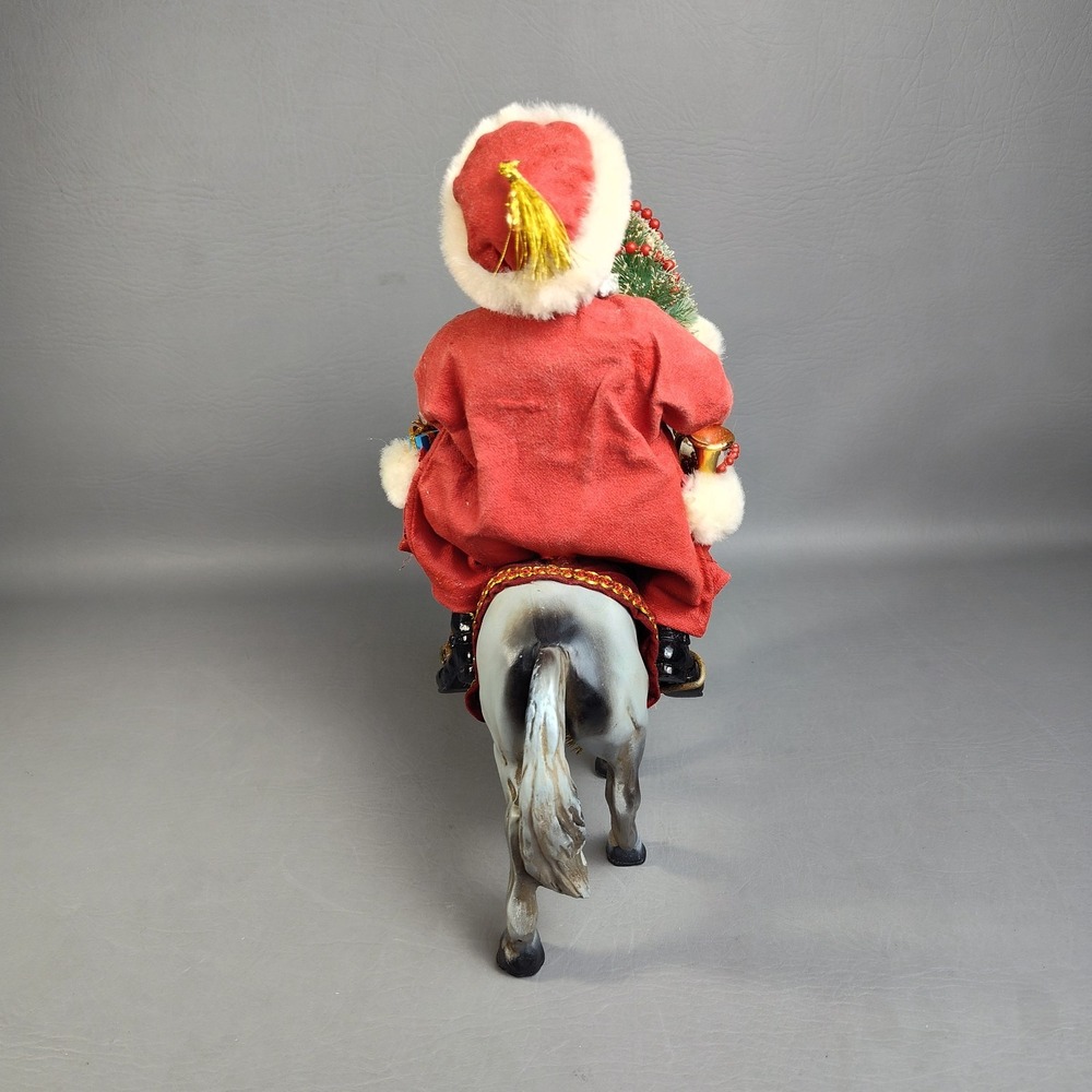 Vintage Possible Dreams Clothtique The Magic of Christmas Santa On Horse 1991 - Picture 7 of 16